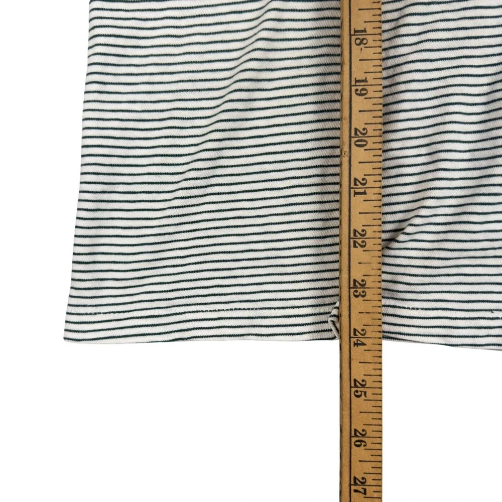 Vtg 60s Champion Stetson University Striped Ringer Tee Men's L Green USA - Picture 10 of 11